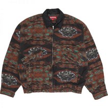슈프림 Supreme 가죽 레더 칼라 유틸리티 재킷 피콕 멀티 컬러