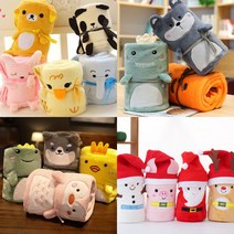 [마이도매]캐릭터담요/동물담요/무릎담요/무릅담요, 핑크여우+공룡+허스키, 1개