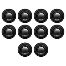 자동차에어쇼바 유니버설 실리콘 자동차 도어 충격 스티커 10 개 패드 스위치 버퍼 흡수기 액세서리, 02 Black, 02 Black