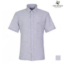 [TREMOLO] 시어서커 스트라이프 원포켓 반팔 셔츠__TRBNSVM3221