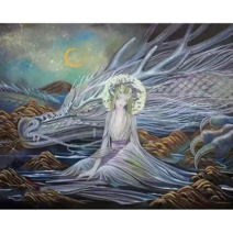 14종 DIY 피포페인팅 청룡 백룡 황룡 흑룡 그림 색칠하기 영화부귀 염원 강한 기운 가진 사신 용 풍수 유화그리기 집콕취미 가게오픈 선물 액자프레임포함 40*50CM, 05번 영화부귀 용