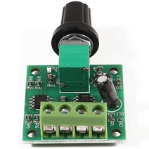 ac모터속도조절기 5PC DC 1.8V 3V 5V 6V 12V 2A PWM 모터 속도 컨트롤러 저전압 조정 가능한 드라이브 모듈, 한개옵션0