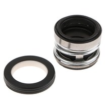 shangren 30mm 내경 코일 스프링 펌프 기계식 씰 샤프트 씰 유니버설, 실버 블랙, 104 ~ 30