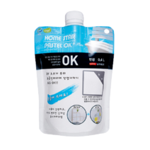 [삼화페인트]다용도 멀티 페인트 홈스타파스텔OK+ 0.4L 반광 / 간편한 사용 필요한 만큼 소량 페인트, 파랑