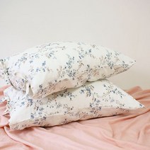 [천삼백케이] [디안] 린넨텐셀 플라워 베개커버 50x70