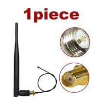 GRANDWISDOM 1 2pcs 2.4g 안테나 5dbi sma 남성 wlan wifi IPX ipex SMA 여성 피그 테일 연장 케이블 iot a, 01 1 piece