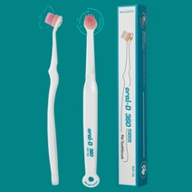 무지조타 oral-D 360 non배터리 비전동 강아지칫솔 360도 회전모 펫칫솔 중소형 강아지 칫솔 애견 칫솔, 2개