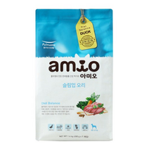 아미오 어덜트 오리 슬림업 애견사료, 1.4kg, 1개