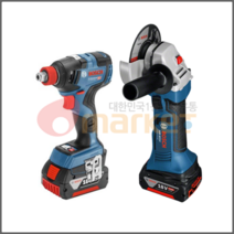 BOSCH 오마켓 충전파워콤보세트 GD 18V-200C/GWS18V-LI (18V )-6.0Ah-2pack 충전드릴.드라이버 전동공구, 단일 수량