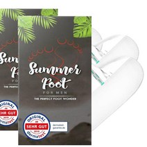 유럽직구 Summer Foot 서머 풋 남성용 굳은살 방지 풋 마스크 2개입 2팩