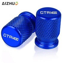 GTR1400 바이크 오토바이 CNC 차량 휠 타이어 밸브 스템 캡 커버 액세서리 가와사키 GTR 1400 CONCOURS 2007-, [05] Blue GTR1400 LOGO