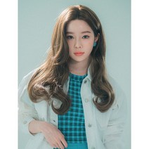 가발나라 여자 수제 레이스 프론트 통가발 긴앞머리 빌드펌, S-SIZE, 솜브레 아이스블론드+골드아이보리