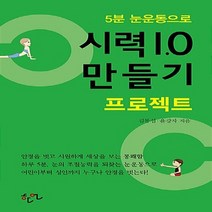 NSB9788955966787 새책-스테이책터 [시력 1.0 만들기 프로젝트] -5분 눈운동으로--한언출판사-김동섭.윤강자 지음-눈/코/입/귀-20140, 시력 1.0 만들기 프로젝트, 한언출판사