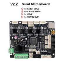 Creality-오리지널 8Bit 사일런트 메인 보드 TMC2208 드라이버 V2.2 3D 프린터 마더 보드 CREALITY Ender-5, 한개옵션0