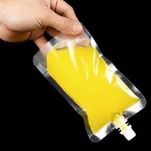다파요 스파우트 음료파우치 즙 소스 육수 포장지 일회용 주스팩 200ml 액상 포장기 파우치 액상 소분통 소스팩 소분용기, 20P