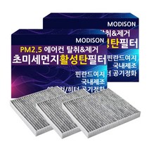 모디슨 PM2.5 초미세먼지 자동차 활성탄 에어컨필터 차량용품 1개입, 1개, 현대 아이오닉 M.006