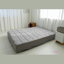 MMS_토퍼 항균 토퍼형 바이오워싱 SS 매트리스커버 국산 Q 민트 슈퍼싱글 피치 침대 네이비_mms