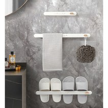 모던라이프 욕실화 실내화 거치대 걸이, 블랙, 싱글 28cm, 1개