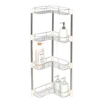 LUX 스텐 코너샴푸랙 4단