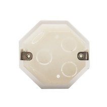 멀티탭박스 콘센트 정리함UBARO 소켓 및 벽 전등 스위치 설치 은폐 상자 PC 플라스틱 내화 소재 흰색 표면, [02] 80x80x50mm, 한개옵션1