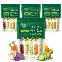컬러푸드 크리스피 베지칩스 5믹스, 4개, 120g