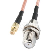 케이블 F 암-SMA SMB MCX MMCX 수 어댑터 피그 테일 RG316 확장 동축 점퍼, 03 F F to MCX M_02 15CM