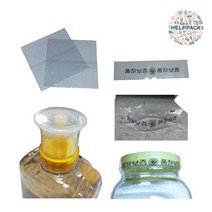 헬프팩 수축필름 꿀병 꿀병수축필름 유리꿀병 패트꿀병 튜브꿀병 수축필름지 수축포장 필름 다양한사이즈 PVC수축필름 2.4kg 1.2kg, 1.2k-15cm(O)x4cm-품질보증인쇄-80매