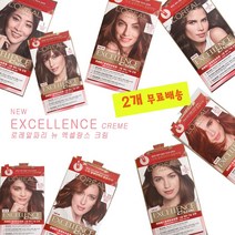 로레알 로레알염색약 엑셀랑스 크림 2개, 6.54호 밝은 갈색(구릿빛)