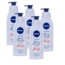 니베아 오일 인 로션 체리 블라썸 바디로션 400ml Nivea Oil in Lotion Cherry Blossom Body Lotionl, 5개