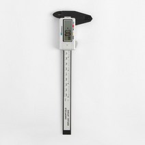 썸띵 LCD 디지털 캘리퍼스 초정밀 눈금자 길이 측정 블랙화이트, 1개