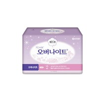 유한킴벌리 좋은느낌 코텍스 오버나이트10P 생리대