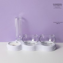 펫스테이션 자동 고양이 애견 자율 급식기 대용량 급수기 습식 및 건식 분리 개밥 용기 식수 그릇 애완 동물 용품, [10] J