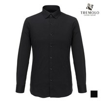 트레몰로 코튼 혼방 솔리드 심플 셔츠 TGRTLVYC346