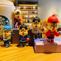 호랑이 키링 가방고리 열쇠고리, 1, 스케이트보드