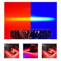 12v 60v겸용 30w 레드 블루 지게차 LED 안전 램프 써치 라이트 상품상세참조, 1개