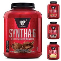 BSN 신타6 오리지널 7가지 맛 딸기 초콜렛 바닐라 SYNTA6 프로틴 보충제 2.27kg 5파운드 48서빙, 바나나 2.27kg(48서빙)