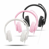 아이리버 CLEARCHAT 스테레오 게이밍 헤드셋 IR-H30V, 핑크