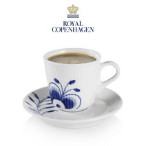 [Royal Copenhagen] 로얄 코펜하겐 플루티드 메가 에스프레소 컵＆받침 018800, 단품 018800
