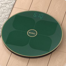 LED 디지털체중계 전자체중계 체중측정계 원형몸무게저울 온도표시 자동센서 측정계 그린, 상세 참조, 상세 참조