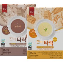 꽃샘 한끼 타락 옥수수 15T + 팥 15T/타락죽