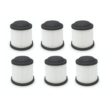Fette Filter PVF110 핸드 진공 필터 PHV1410 PHV1810 PHV1210 BDH2000PL BDH2020FLFH BDH1620FLFH 무선 진공 청소기, Pack of 6