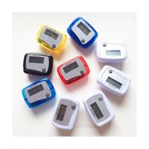 만보기기계 자동 만보기 휴대용 미니 디지털 LCD 디스플레이 실리콘 보수계 실행 단계 걷기 거리 카운터 손목 여성 및 남성 스포츠 시계, Random Color