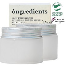 온그리디언츠 더 촉촉한 물차오름 크림 50ml 녹차수 유기농 수분 속보습 꿀광 결광 속광 보습 녹차크림 녹차수크림 인생크림 시코르, 2개
