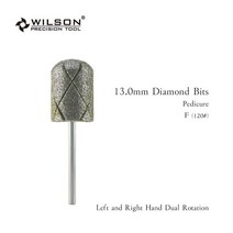 네일 드릴 비트 WILSON 다이아몬드 효율적인 카바이드 페디큐어 332 인치, 6.1PC 130mm A029003