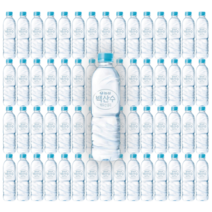 백산수 농심 백산수 무라벨 500ml x 60병 생수 물 0.5리터, 500미리 60개