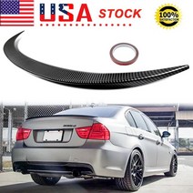 리어 윙 스포일러 트렁크 리드 카본 스타일 bmw 3-ser m3 e90 05-11, 카본 룩