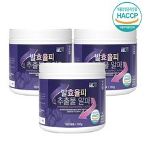 셀스 발효율피 분말 가루 추출물 알파 250g x 3통, 단품, 단품