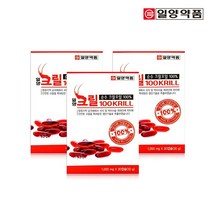 일양 크릴오일100% 1000mg 30캡슐 순수오일 인지질 아스타_유통기한 23. 08.10, 3박스, 30개입
