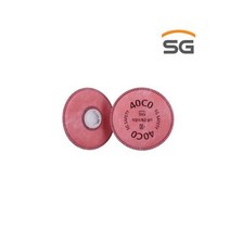 SG생활안전 특급 방진 카본 필터 40C0 (방독 마스크용)