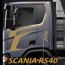 스카니아덤프R540 순정형데칼 트럭 추레라S650 S540 S500 R490 scania, 화이트